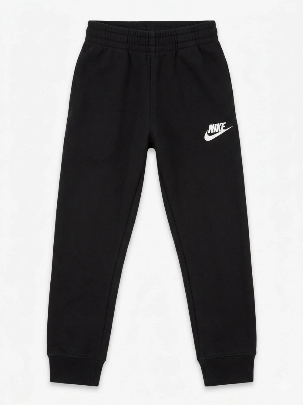 Nike Kids Black Jogger Sweatpants with White Logo Size 5-6 (M)